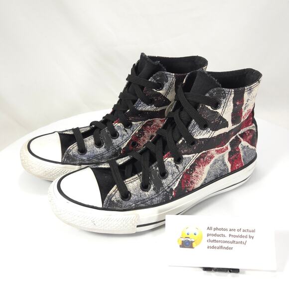 Converse All Star Lace Up Athletic Sneaker Shoe Womens Size 6.5 139767F Red - Picture 1 of 9